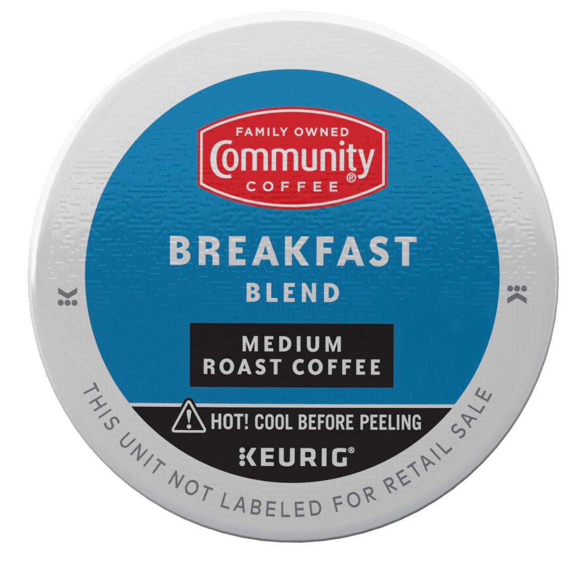 Community Coffee Breakfast Blend Single-Serve k-cups Coffee Pods, Medium- Roast,
