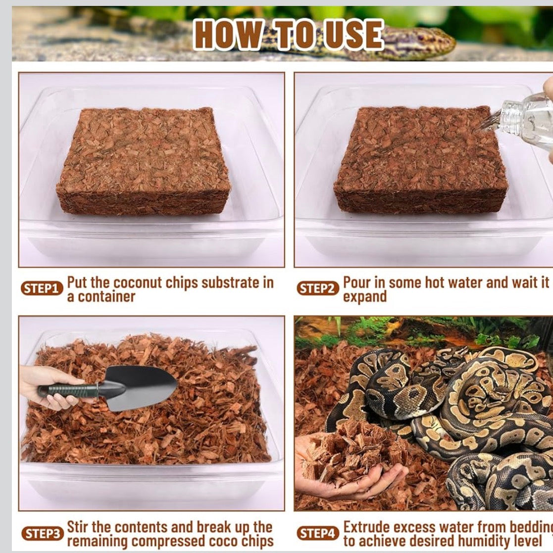 COMPRESSED COCONUT CHIP SUBSTRATE