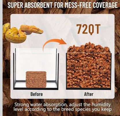 COMPRESSED COCONUT CHIP SUBSTRATE