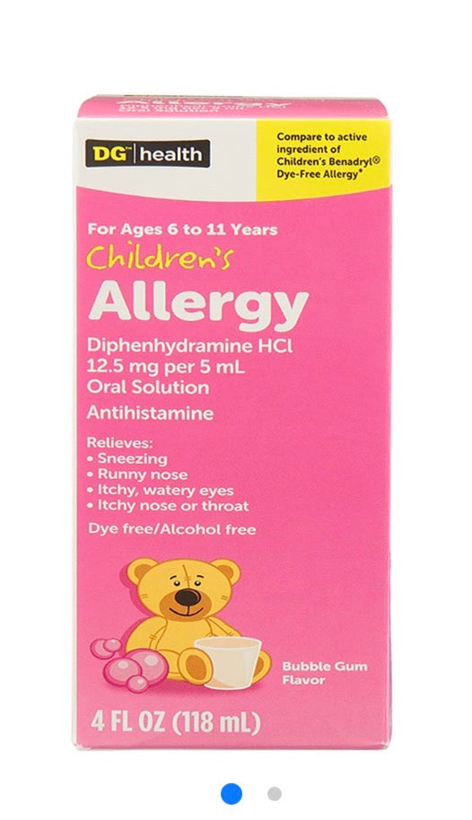CHILDREN'S ALLERGY ORAL ANTIHISTAMINE