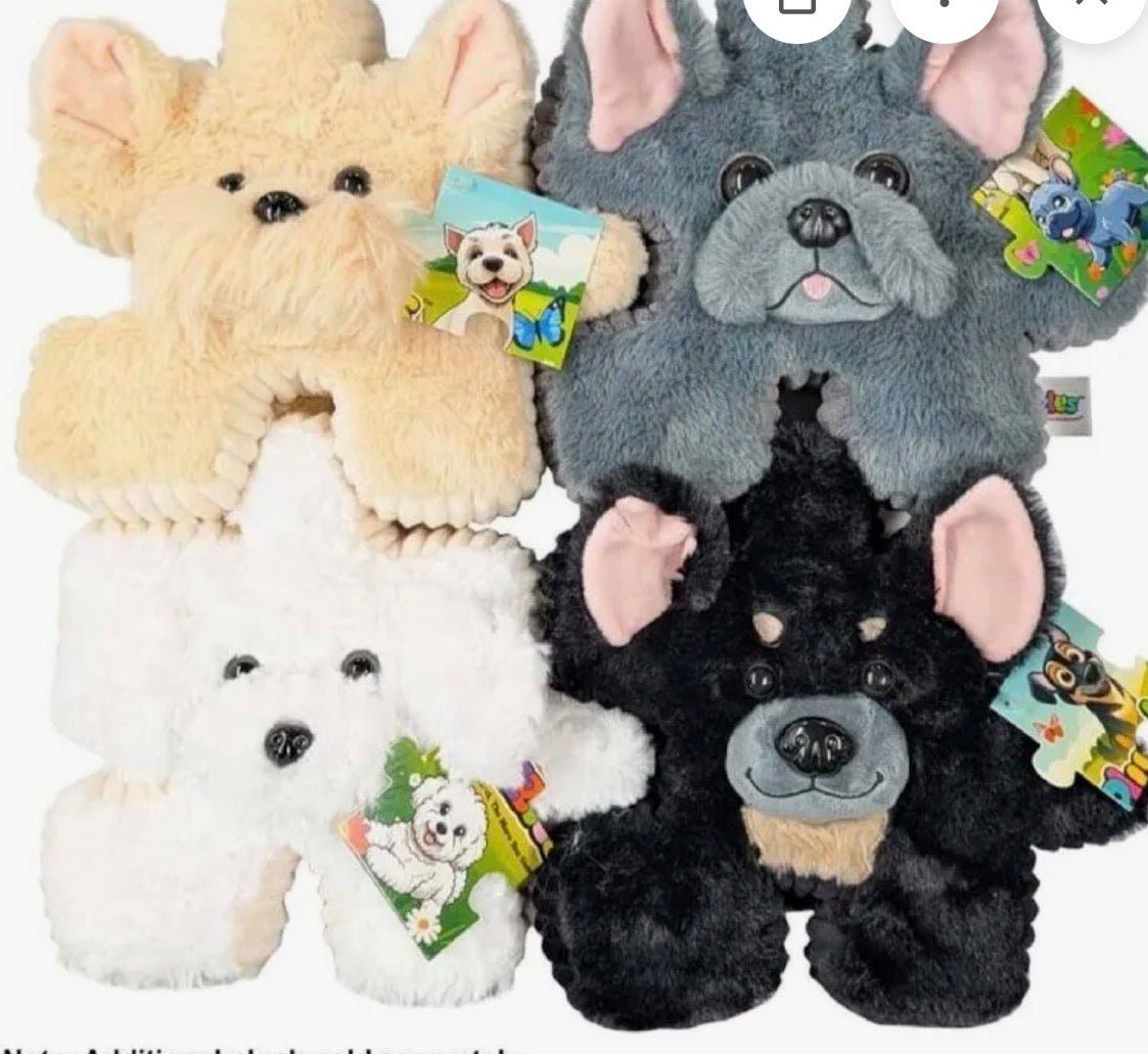 PLUZZLES DOG PLUSH TOY