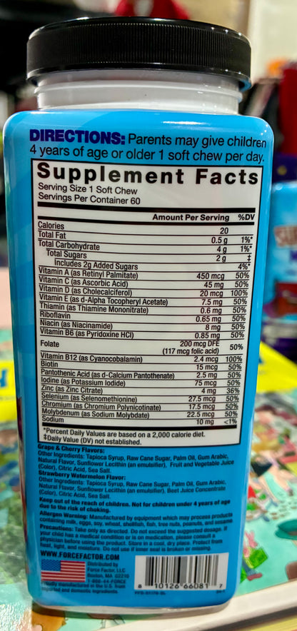 SUPER CHEWS MULTIVITAMIN