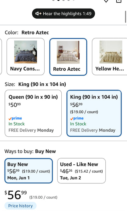 King Duvet Set