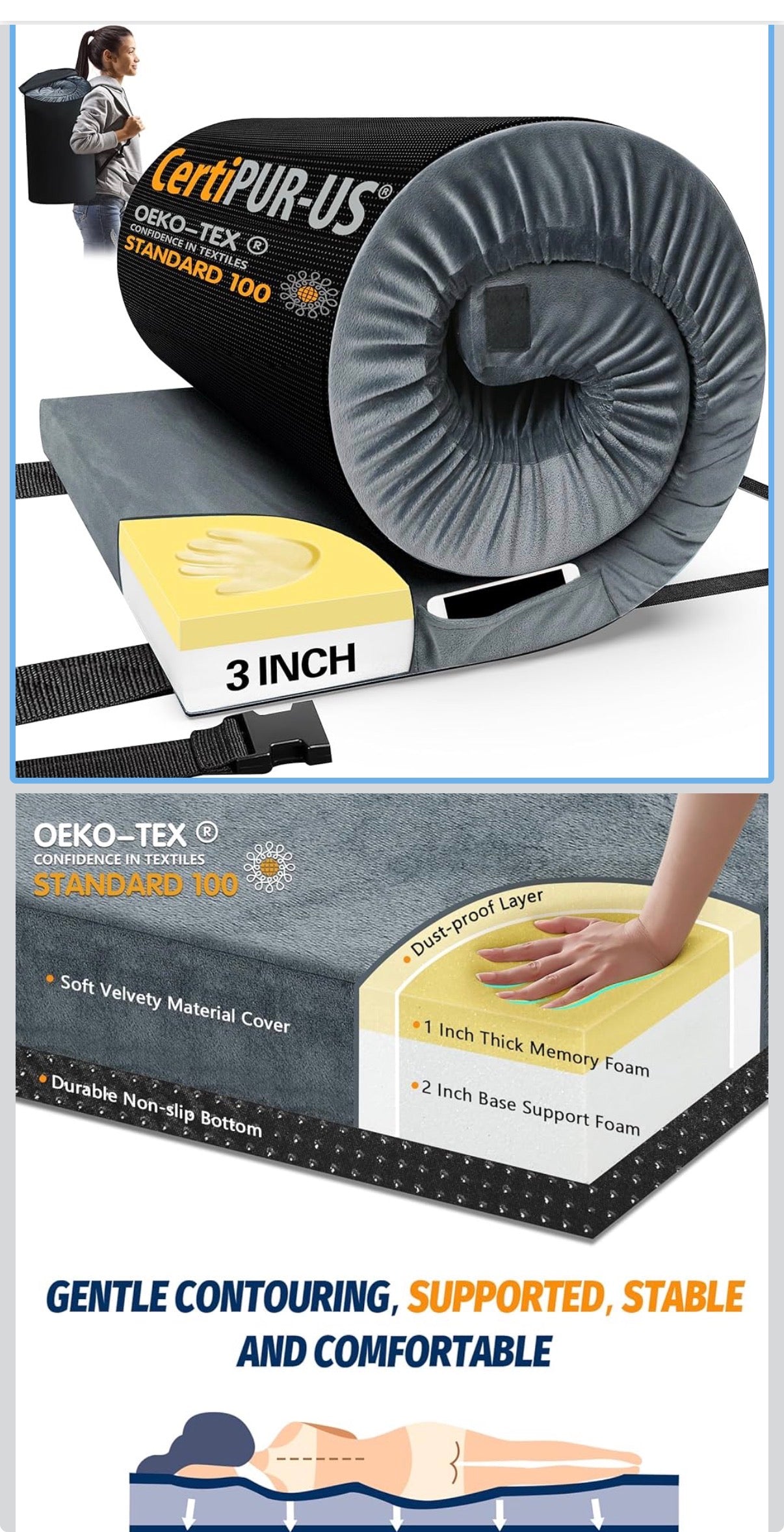 Portable Mattress Pad