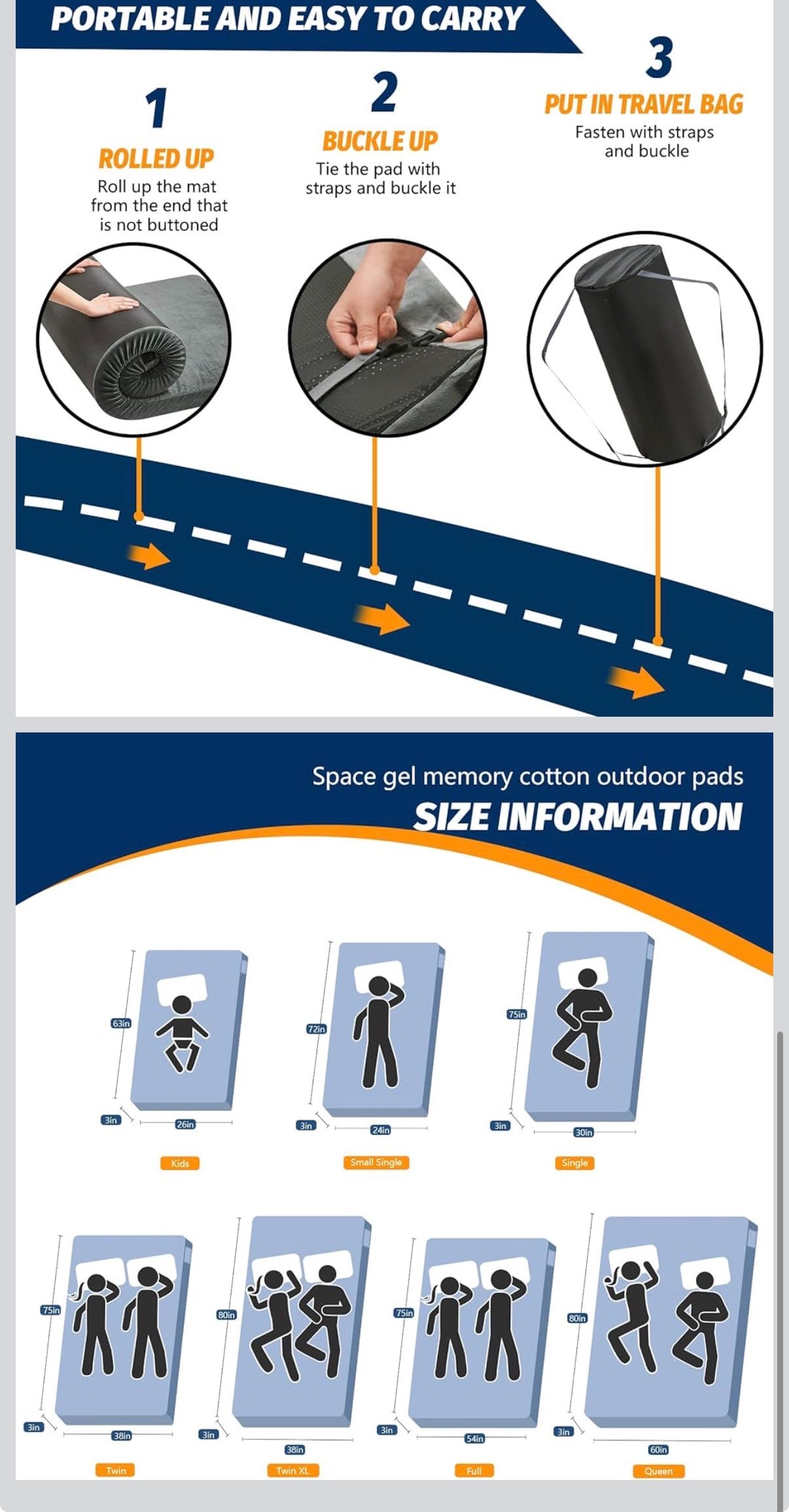 Portable Mattress Pad