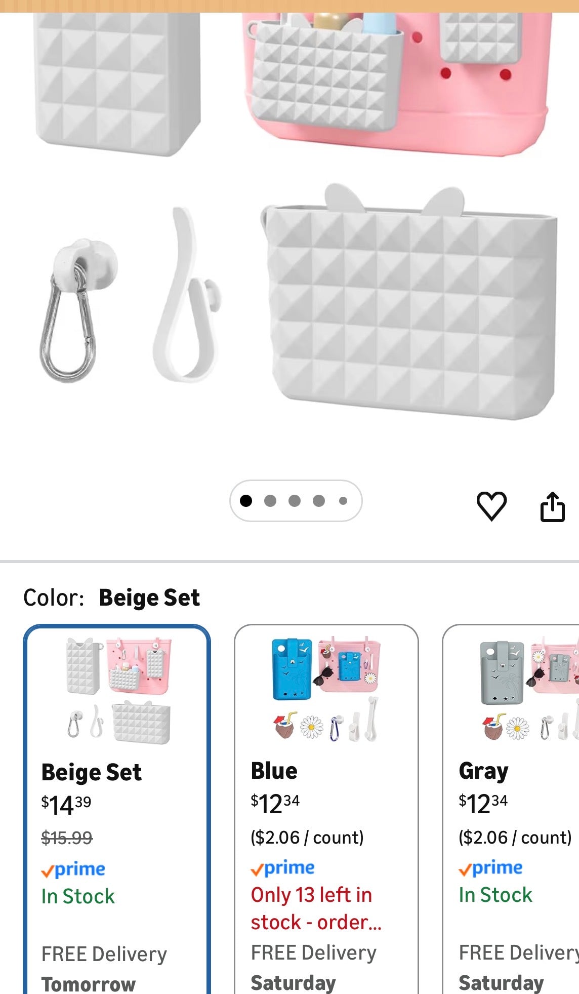 HALDANE 2 PACK SILICONE  HOLDER FOR BOGG BAG