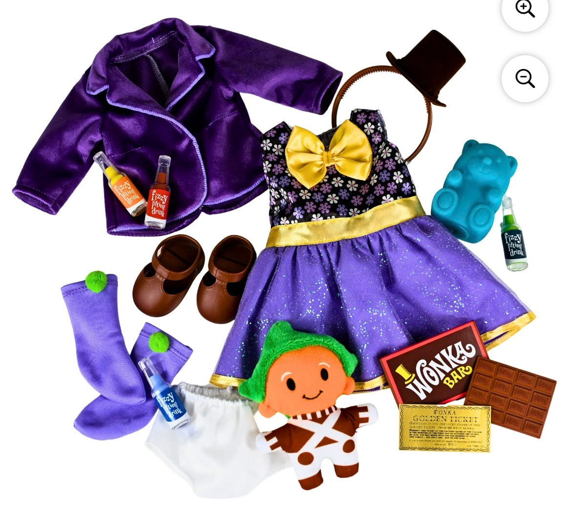MY LIFE 18'' DOLL as WILLIE WONKA @ THE CHOCOLATE FACTORY