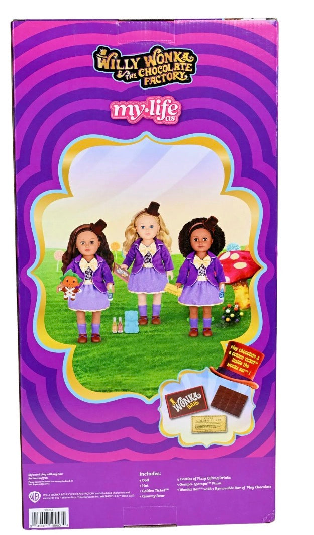 MY LIFE 18'' DOLL as WILLIE WONKA @ THE CHOCOLATE FACTORY