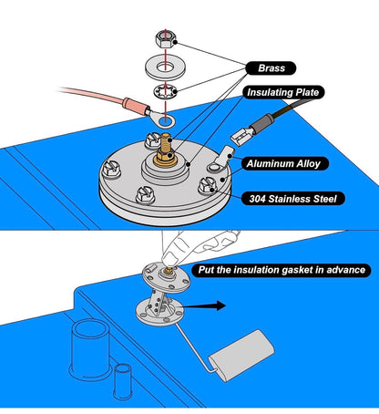 Marine Fuel Tank Sending Unit
