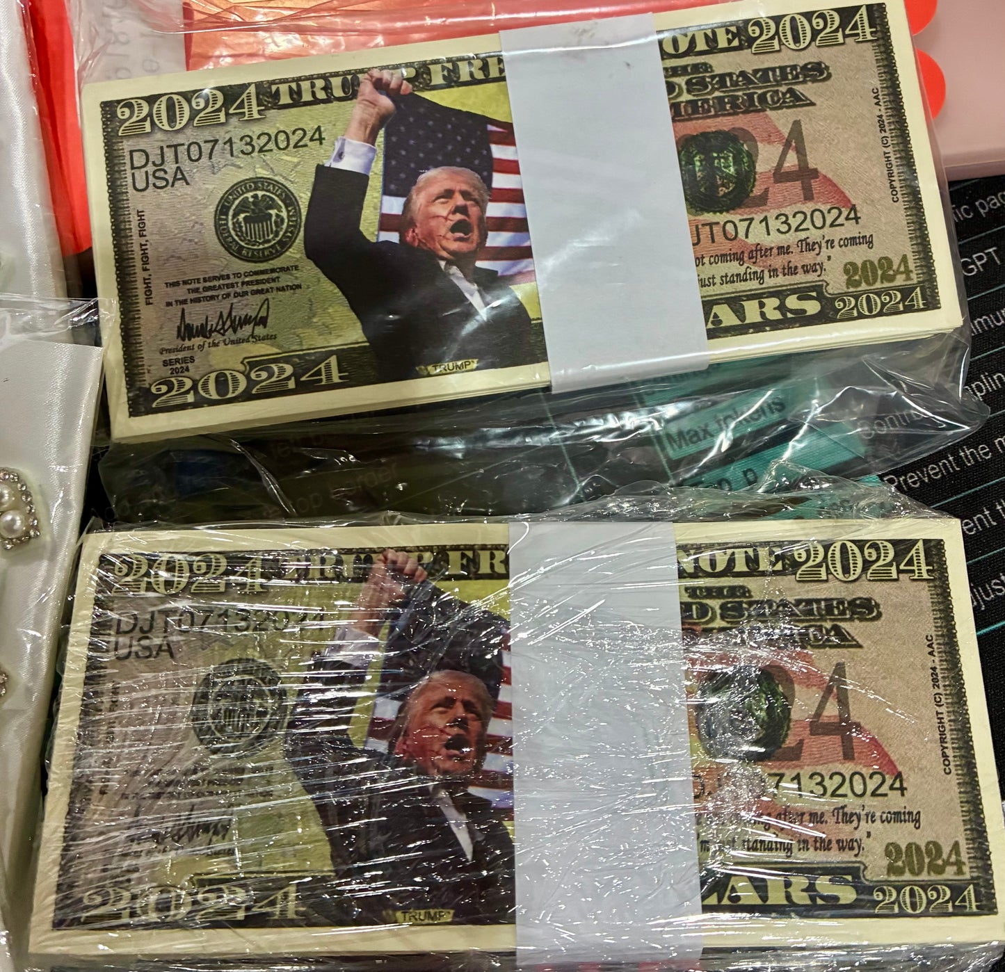 BRIDE BANNER/or TRUMP DOLLARS