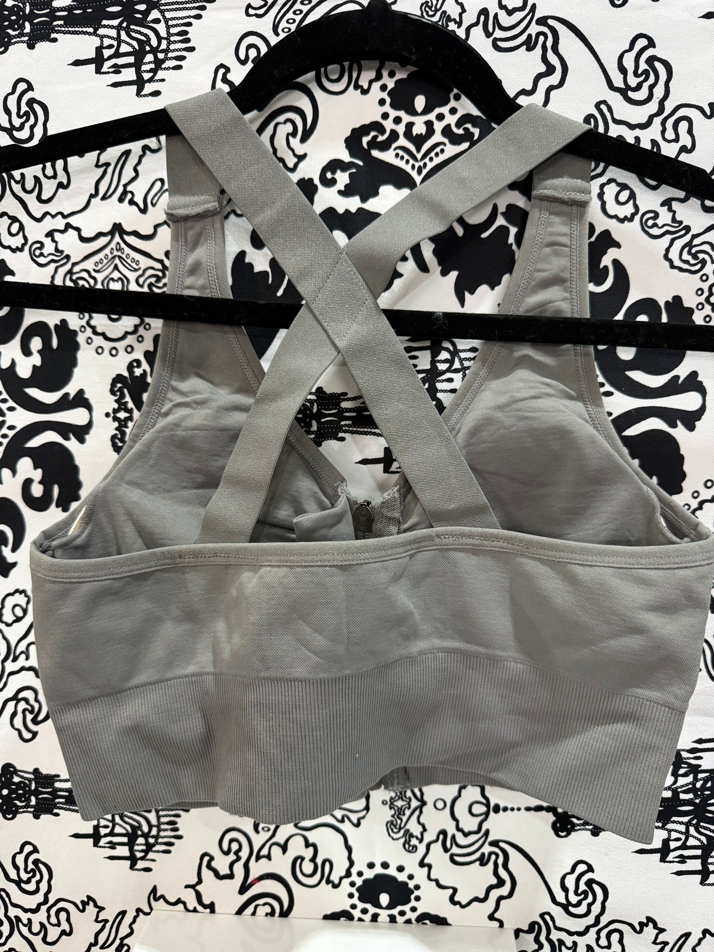 Zip Front Sports Bra