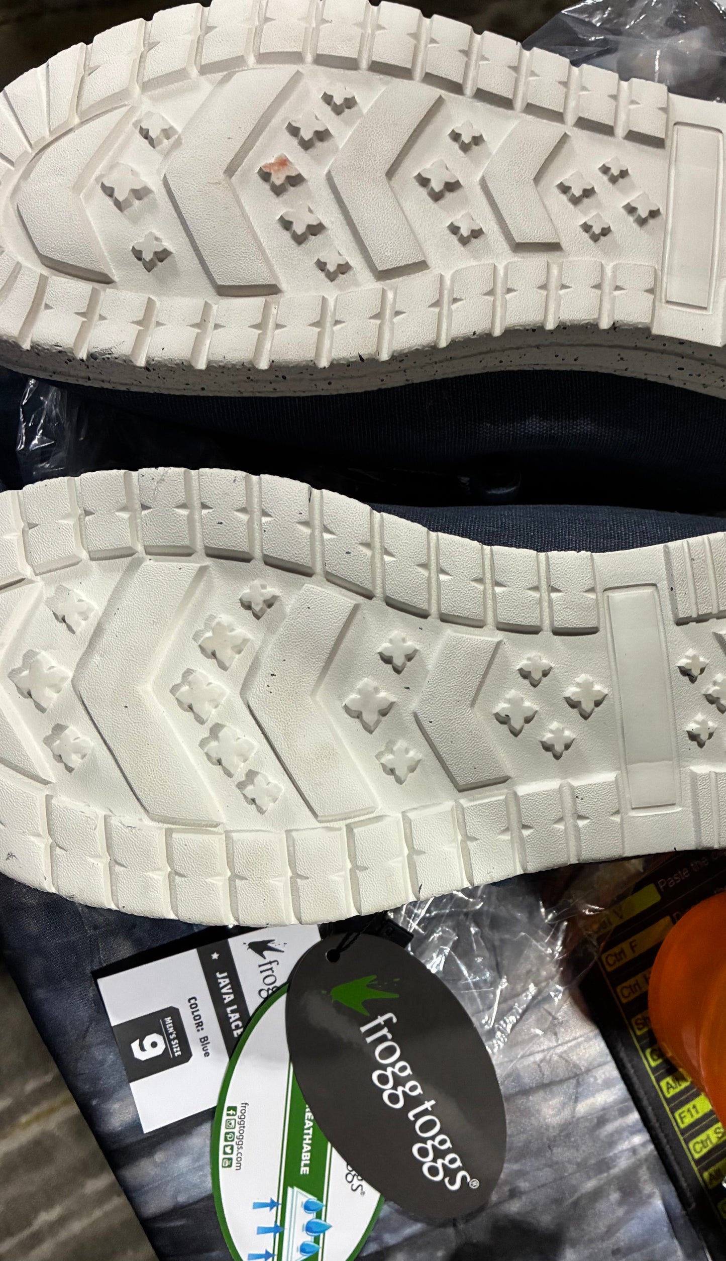 FROGG TOGGS CANVAS SHOES / JACKET