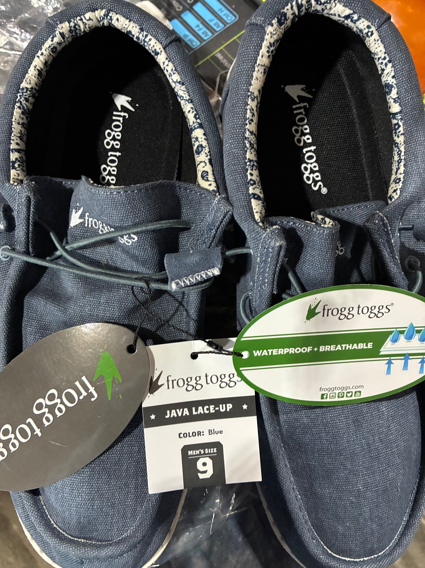 FROGG TOGGS CANVAS SHOES / JACKET