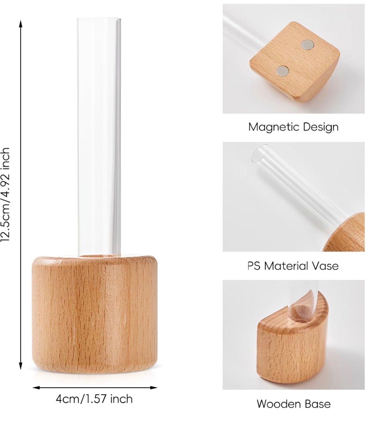 MINIATURE VASE  FRIDGE MAGNETS