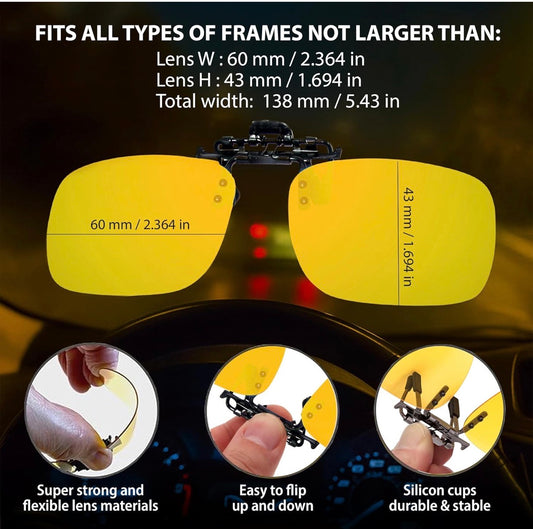 Clip-On Polarized Glasses