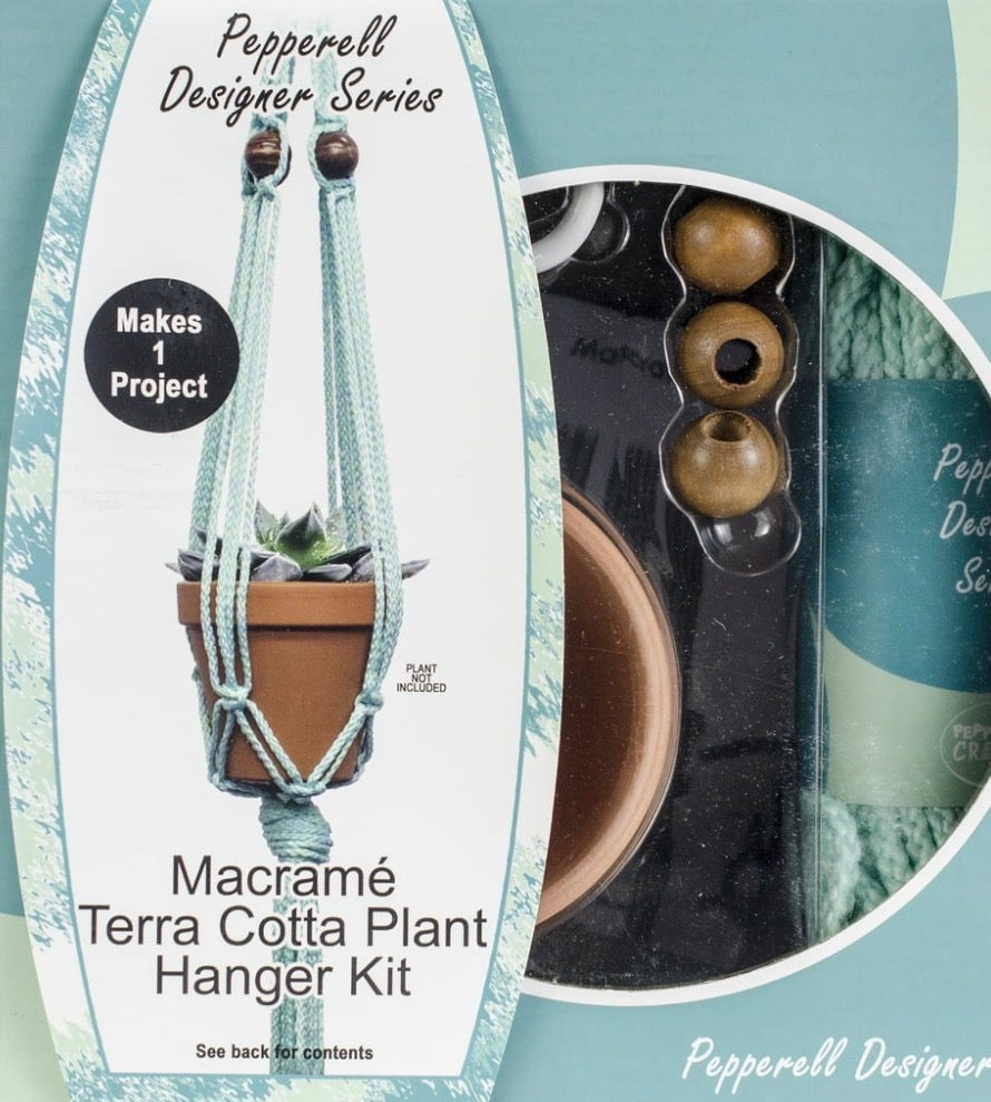 MACRAME'TERRA COTTA PLANT HANGER KIT