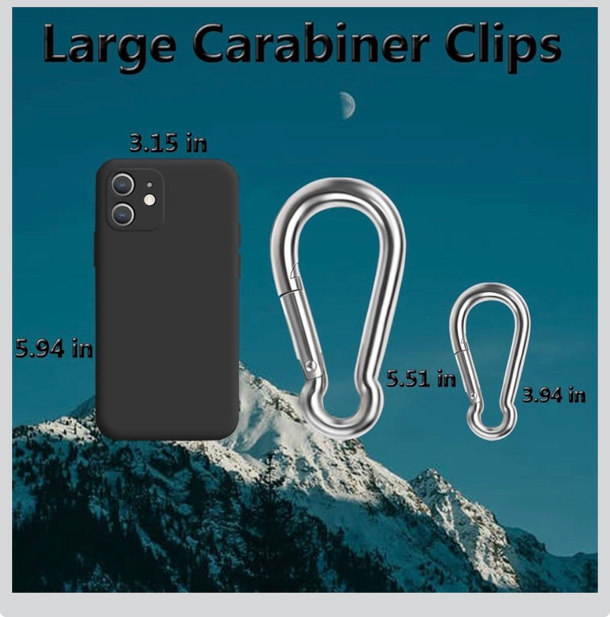 Large Spring Snap Hooks