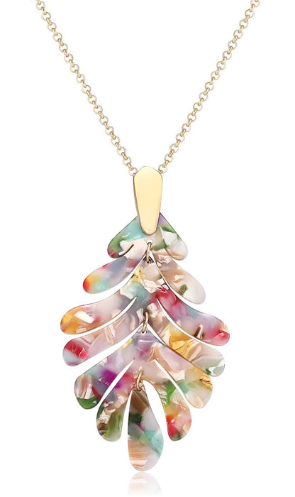 Acrylic Pendant Necklace