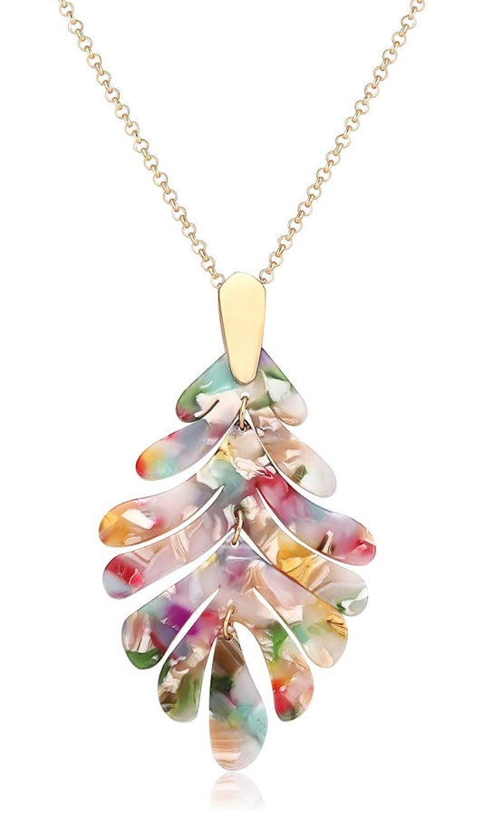Acrylic Pendant Necklace