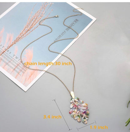 Acrylic Pendant Necklace
