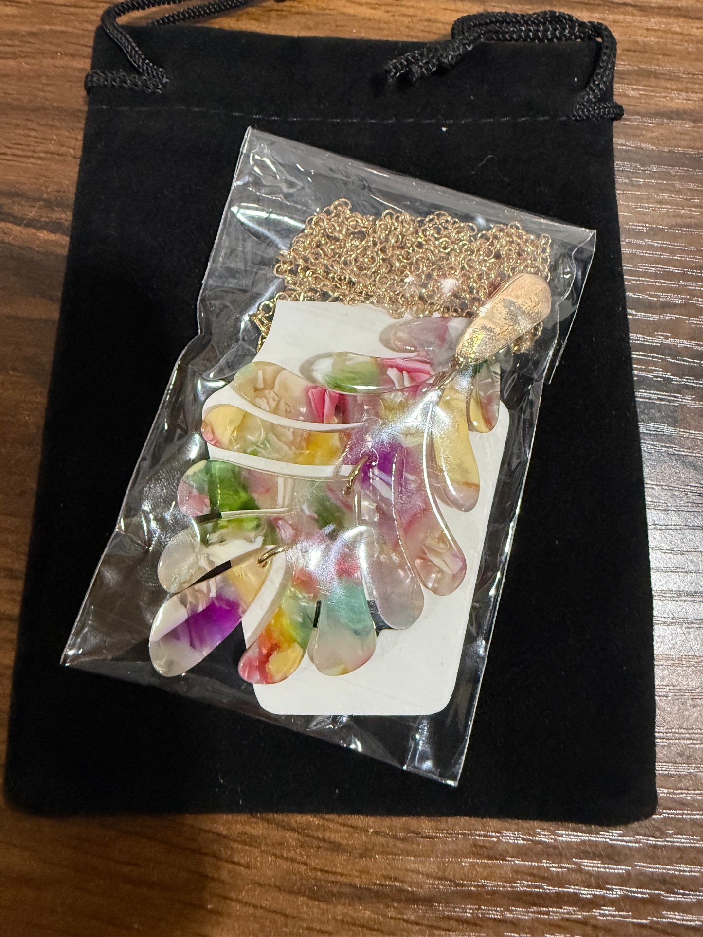 Acrylic Pendant Necklace