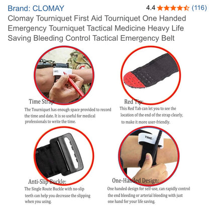 FIRST AID TOURNIQUET FOR FIELD FIRST AID