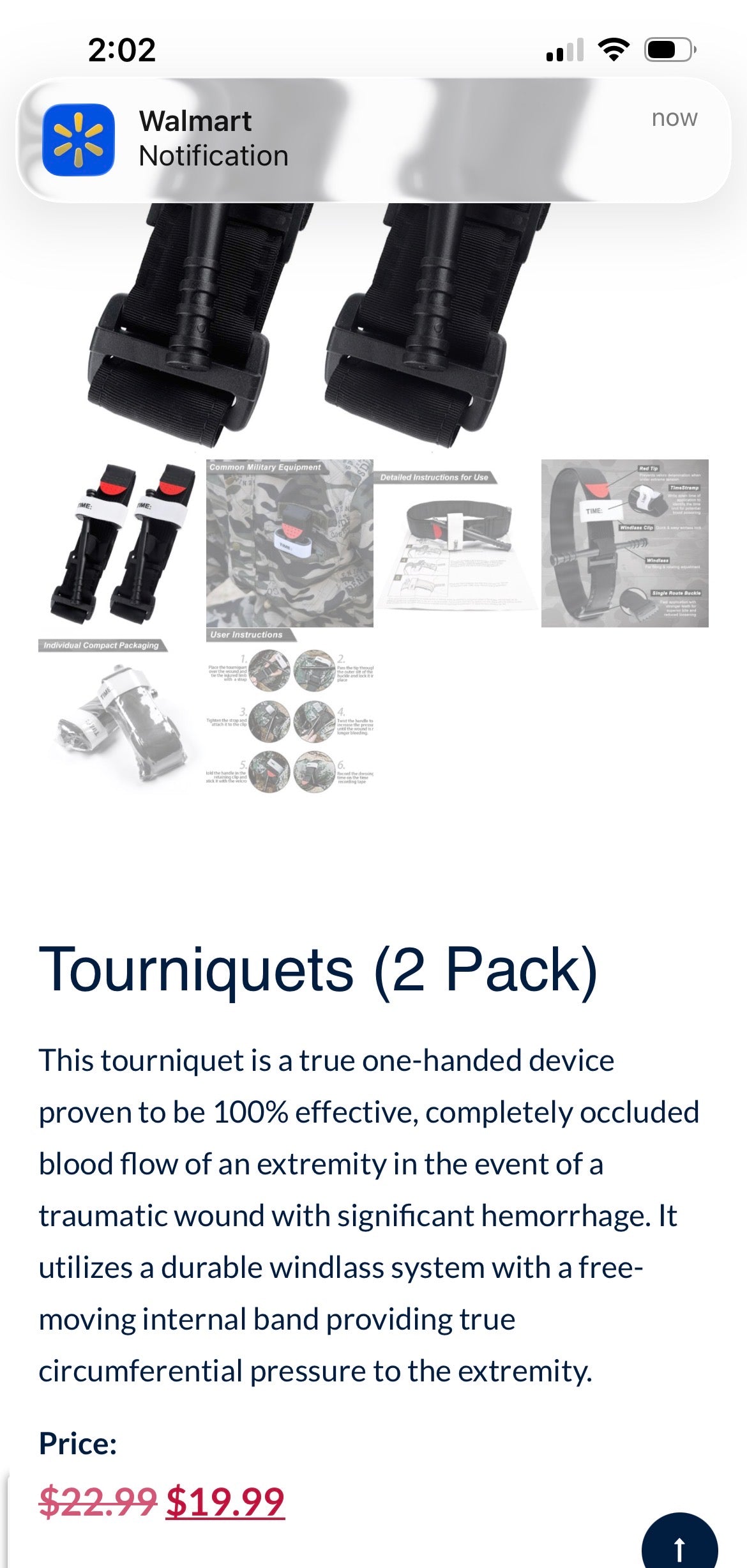 FIRST AID TOURNIQUET FOR FIELD FIRST AID