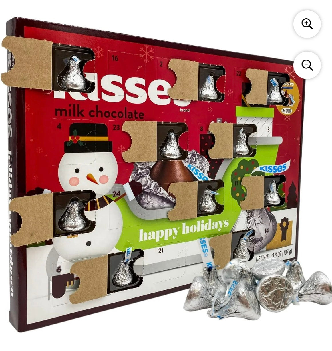 HERSHEYS KISSES ADVENT CALENDER