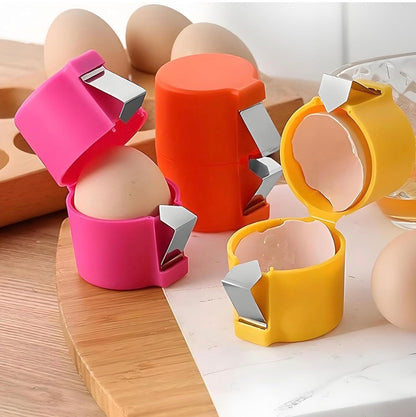 3 PC EGG SHELL OPENER FUN COLORS