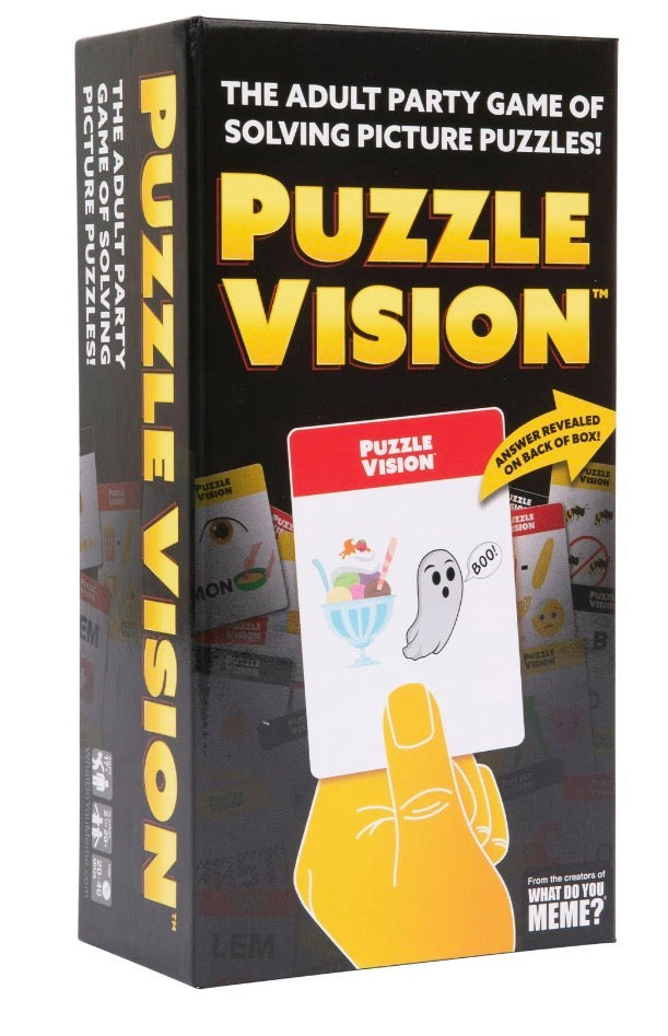 PUZZLE VISION -THE ADULT PARTY GAME OF SOLVING PICTURE PUZZLES