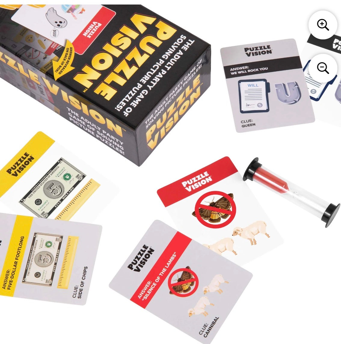 PUZZLE VISION -THE ADULT PARTY GAME OF SOLVING PICTURE PUZZLES