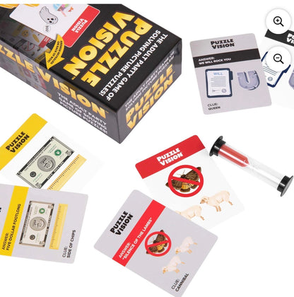 PUZZLE VISION -THE ADULT PARTY GAME OF SOLVING PICTURE PUZZLES