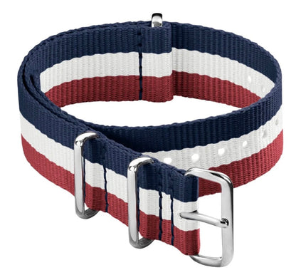 CLASSIC MILITARY STYLE NYLON WATCH BAND 22MM