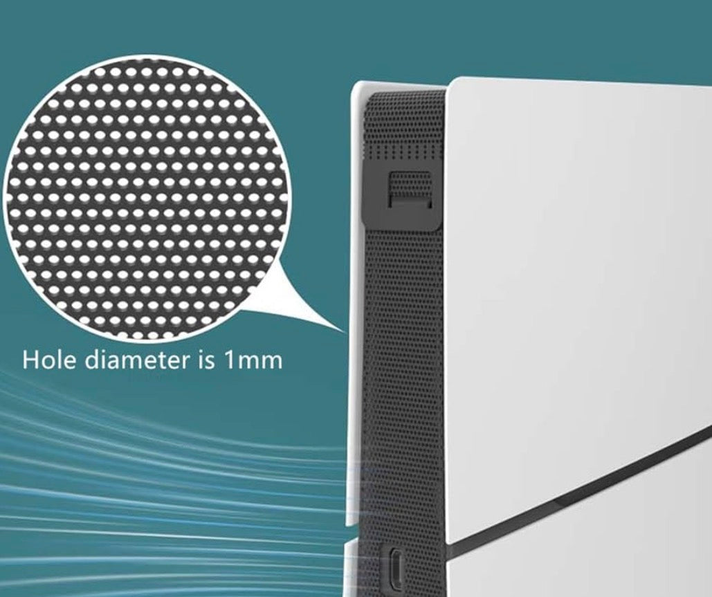 SIDE DUST PROOF FILTER COVER for PS5 SLIM CONSOLE