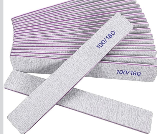 10 PACK NAIL FILES (11/180 grit)