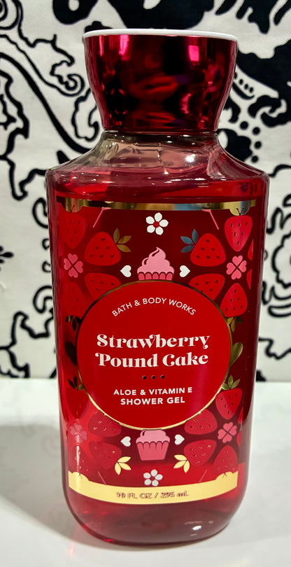 STRAWBERRY POUND CAKE ALOE @ VIT E SHOWER GEL