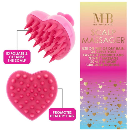 HEART SHAPED SCALP MASSAGER TOOL