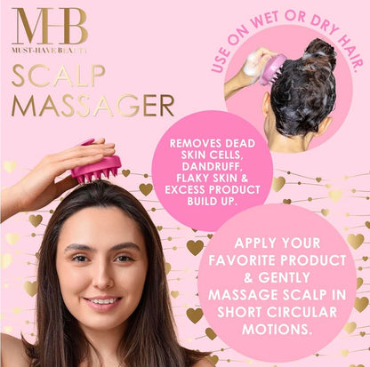 HEART SHAPED SCALP MASSAGER TOOL