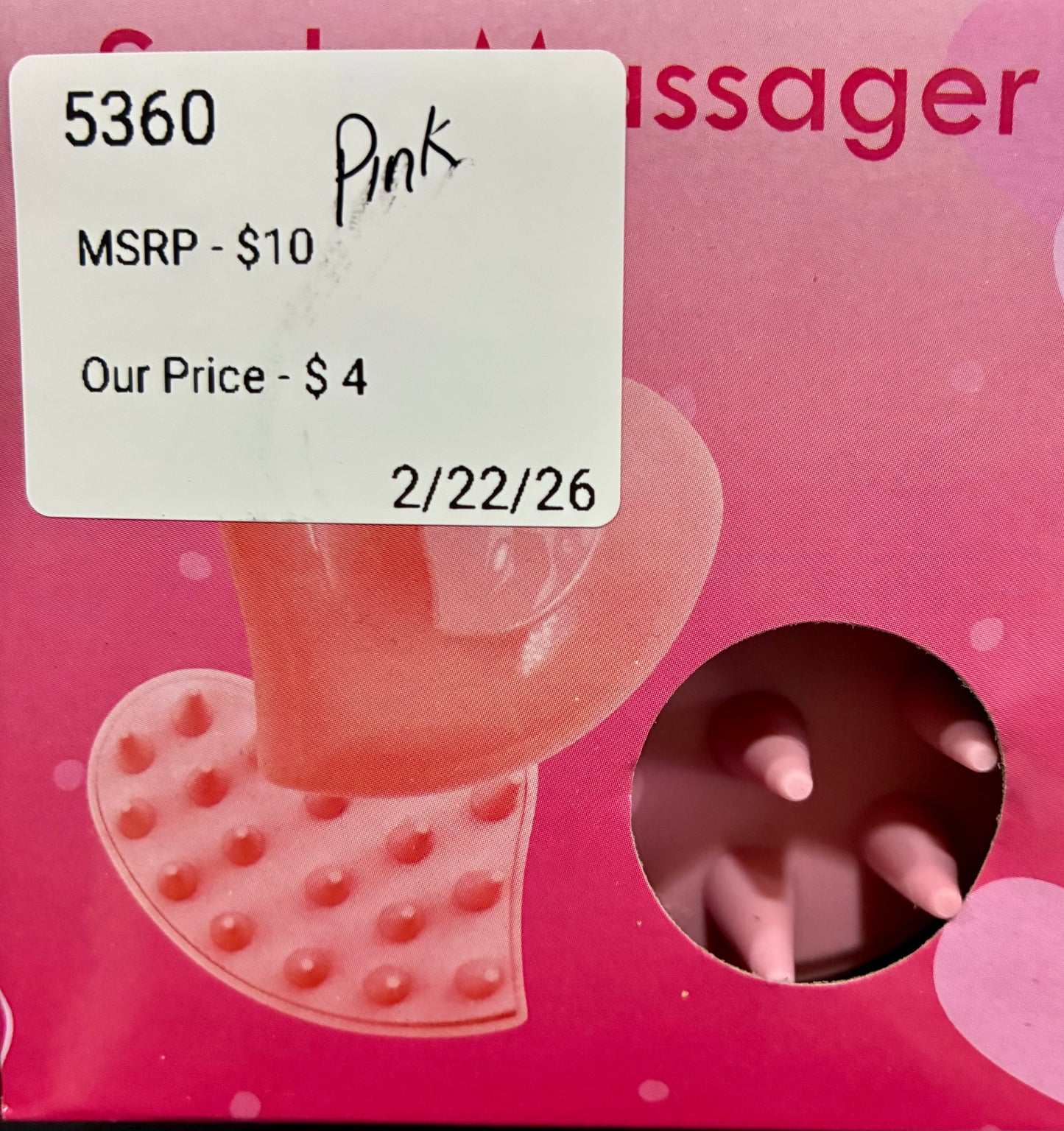 HEART SHAPED SCALP MASSAGER TOOL