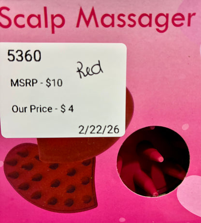 HEART SHAPED SCALP MASSAGER TOOL