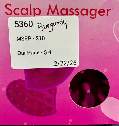 HEART SHAPED SCALP MASSAGER TOOL