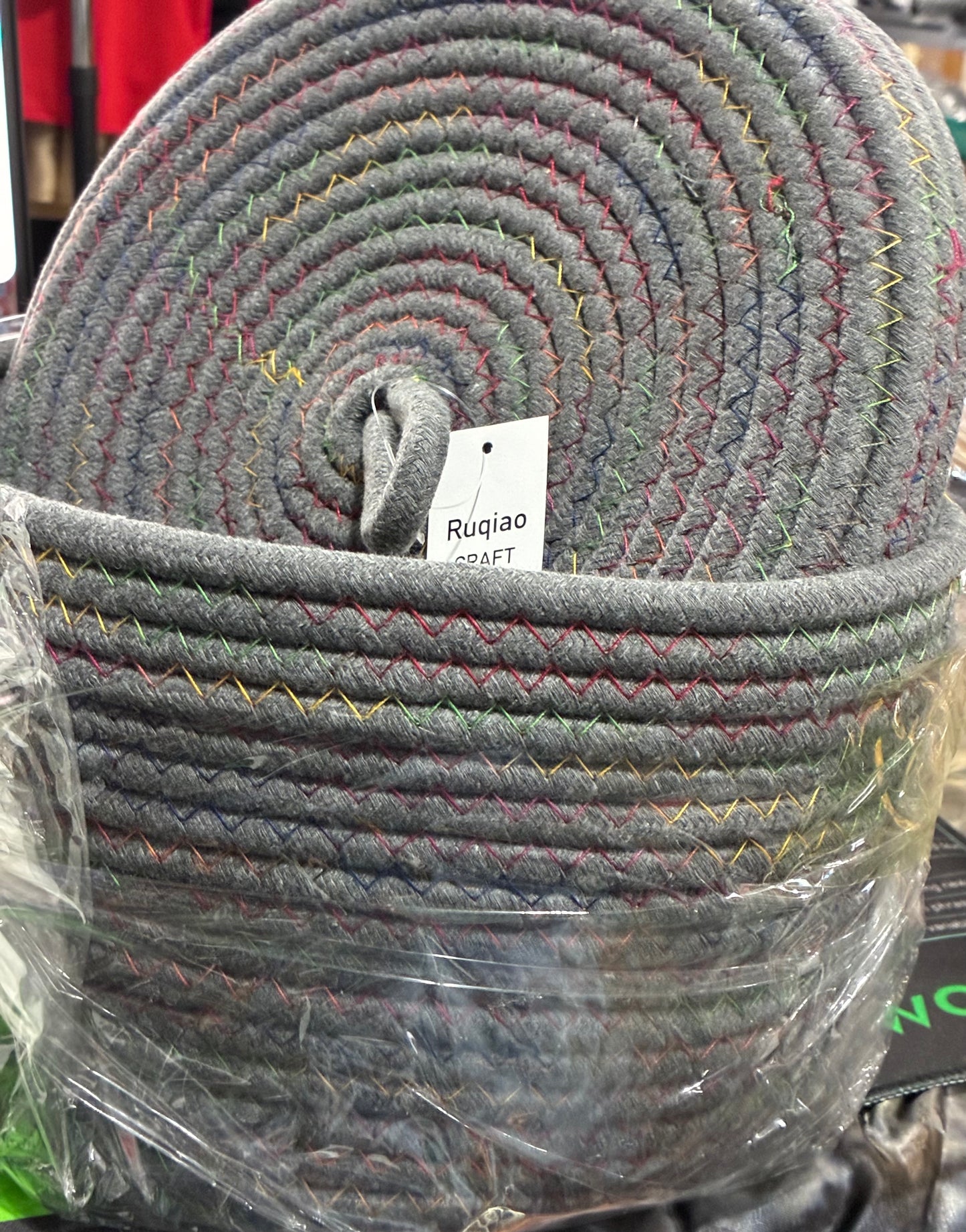 2pc COTTON WOVEN BASKET