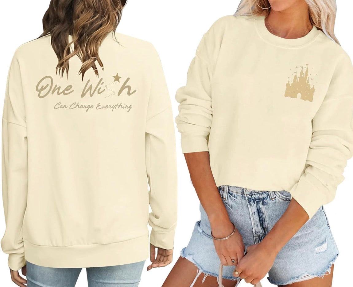 MAGIC KIMDOM SWEATSHIRT BEIGE