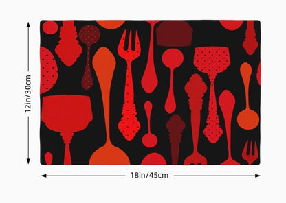 KNIFE @ FORK PLACEMATS SET 6