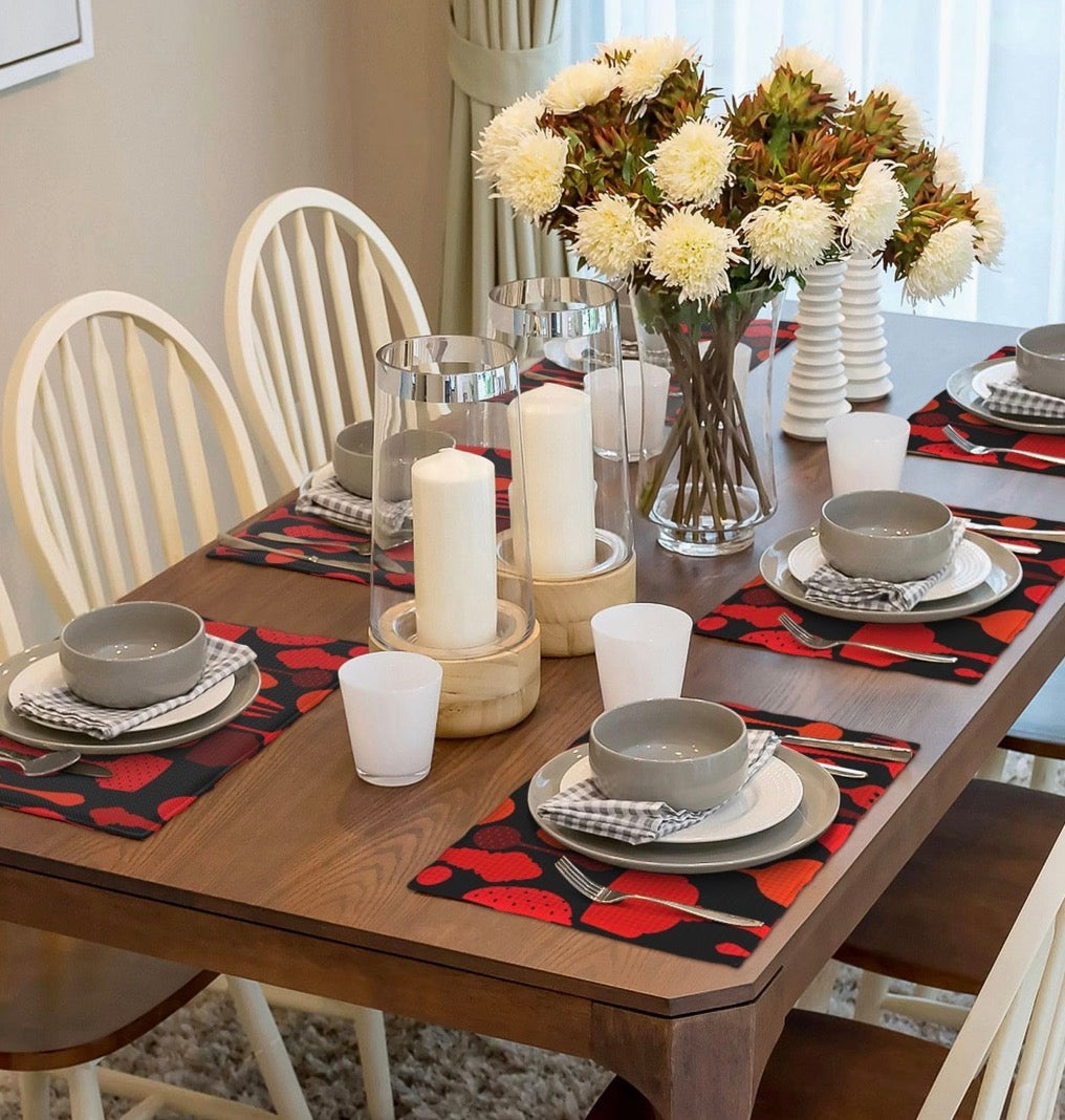 KNIFE @ FORK PLACEMATS SET 6