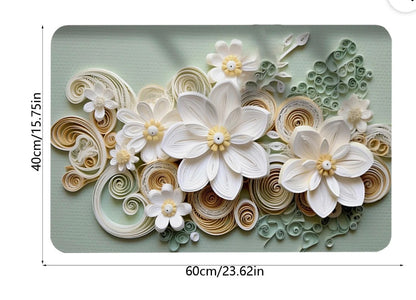 24'' X 16'' THREE DIMENSIONAL FLOWER DOORMAT