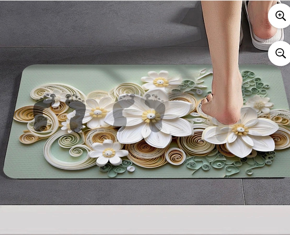 24'' X 16'' THREE DIMENSIONAL FLOWER DOORMAT