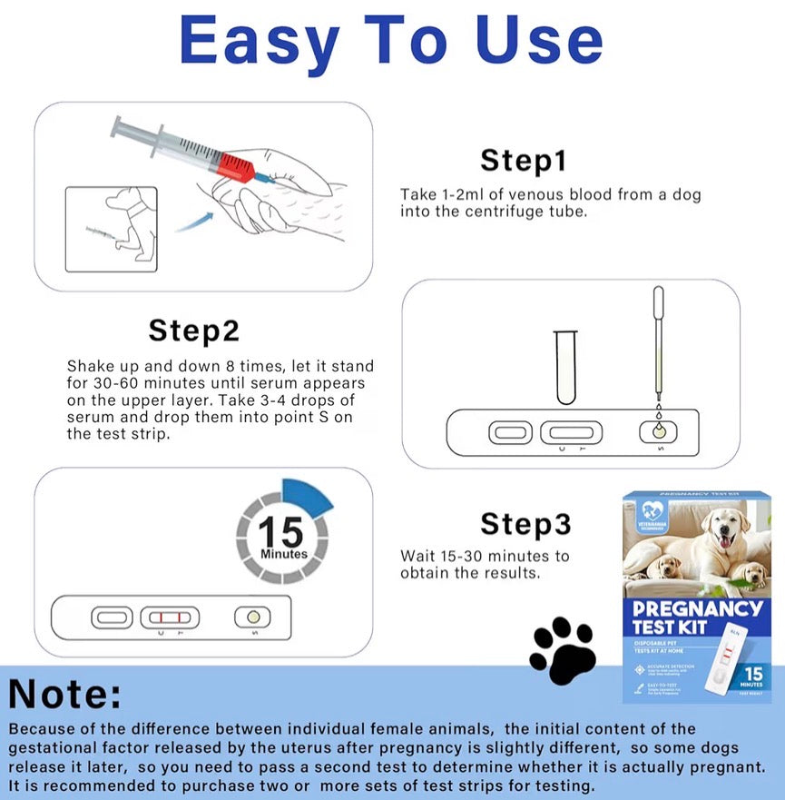 DOGS @ CATS PREGNANCY TEST