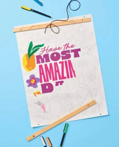 TABITHA BROWN PAINT BY NUMBER HANGING CANVAS KIT