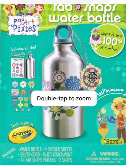 CREATE YOUR OWN  WATER BOTTLE CRAYOLA